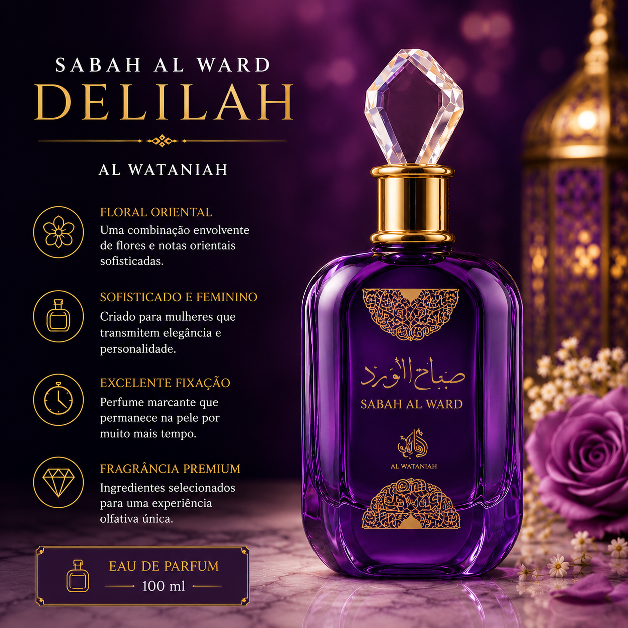 Sabah Al Ward Delilah Eau de Parfum 100ml
