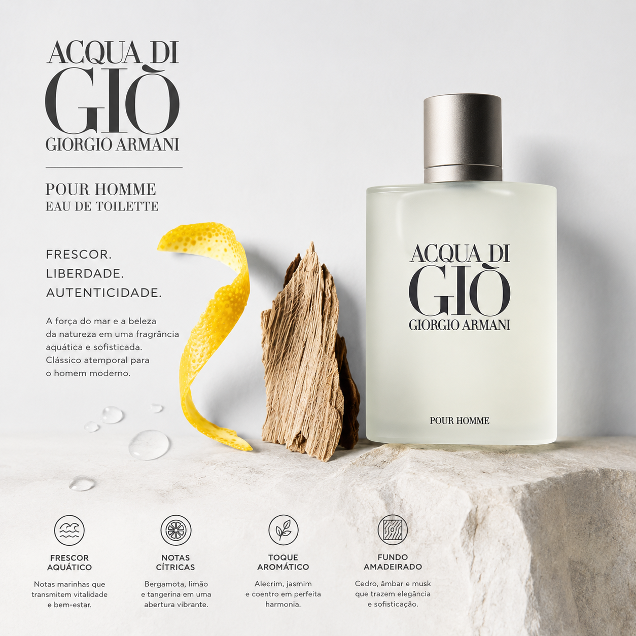 Acqua Di Gio Pour Homme Eau de Toilette 100ml