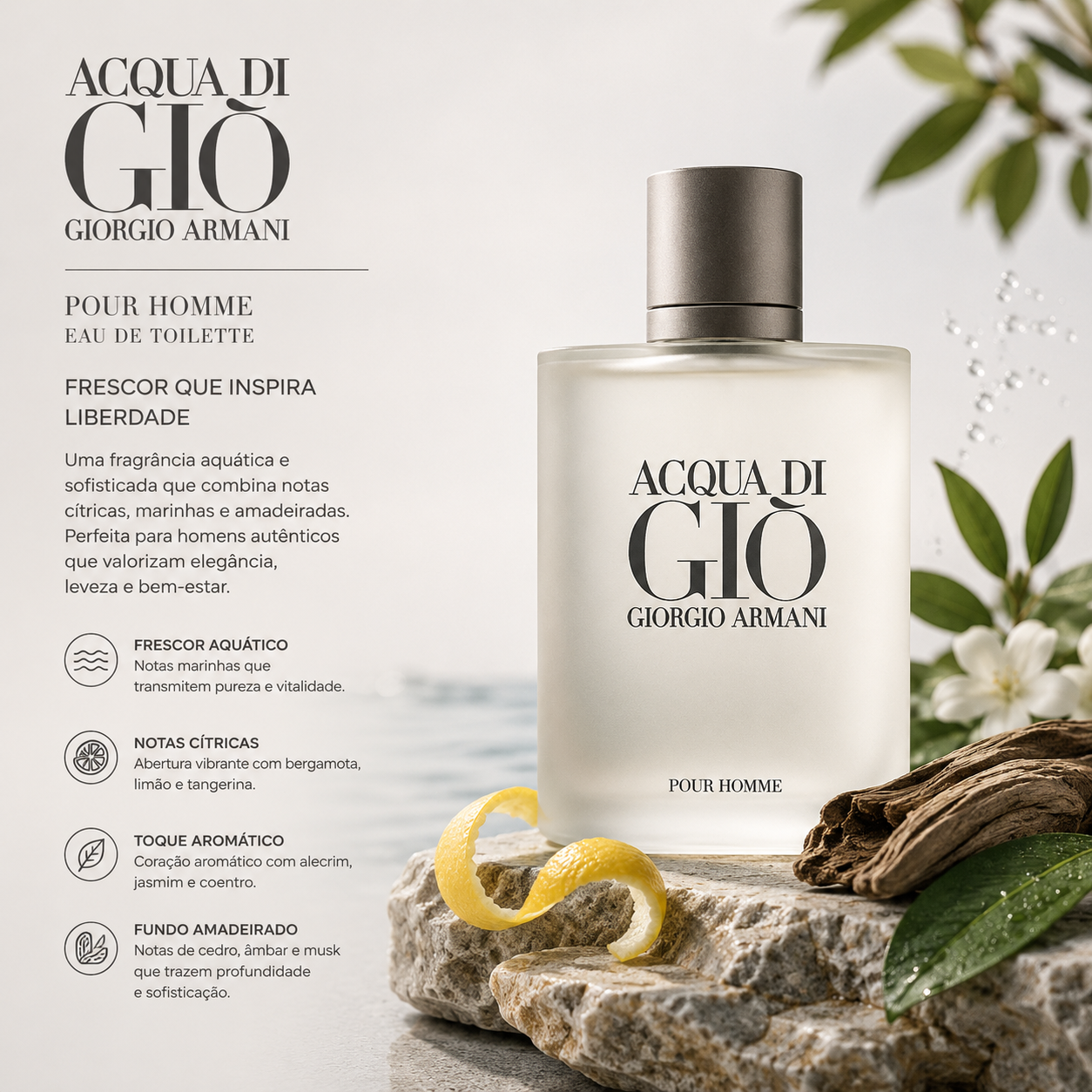 Acqua Di Gio Pour Homme Eau de Toilette 100ml