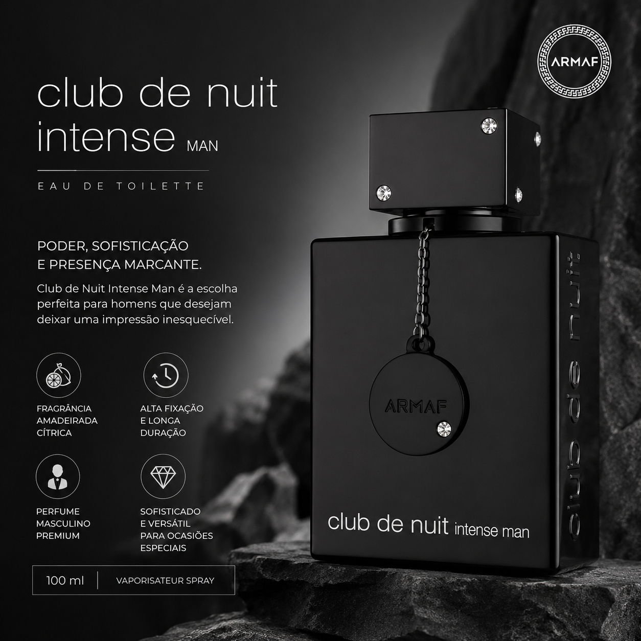 Club de Nuit Eau De Toilette Intense Man 100ml